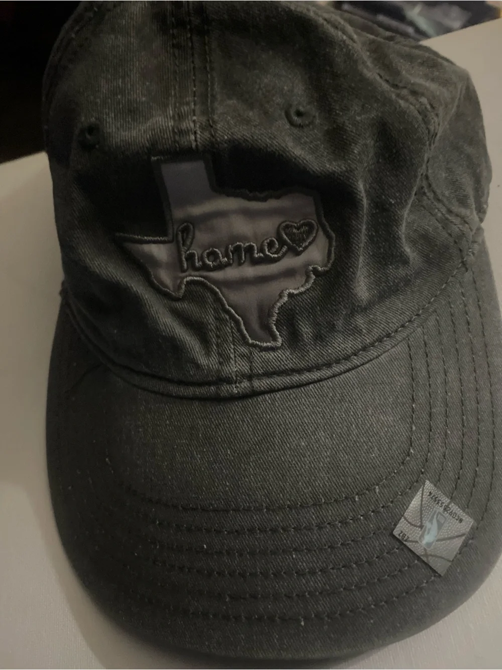 Source Unknown Black Texas 'Home' Baseball Cap